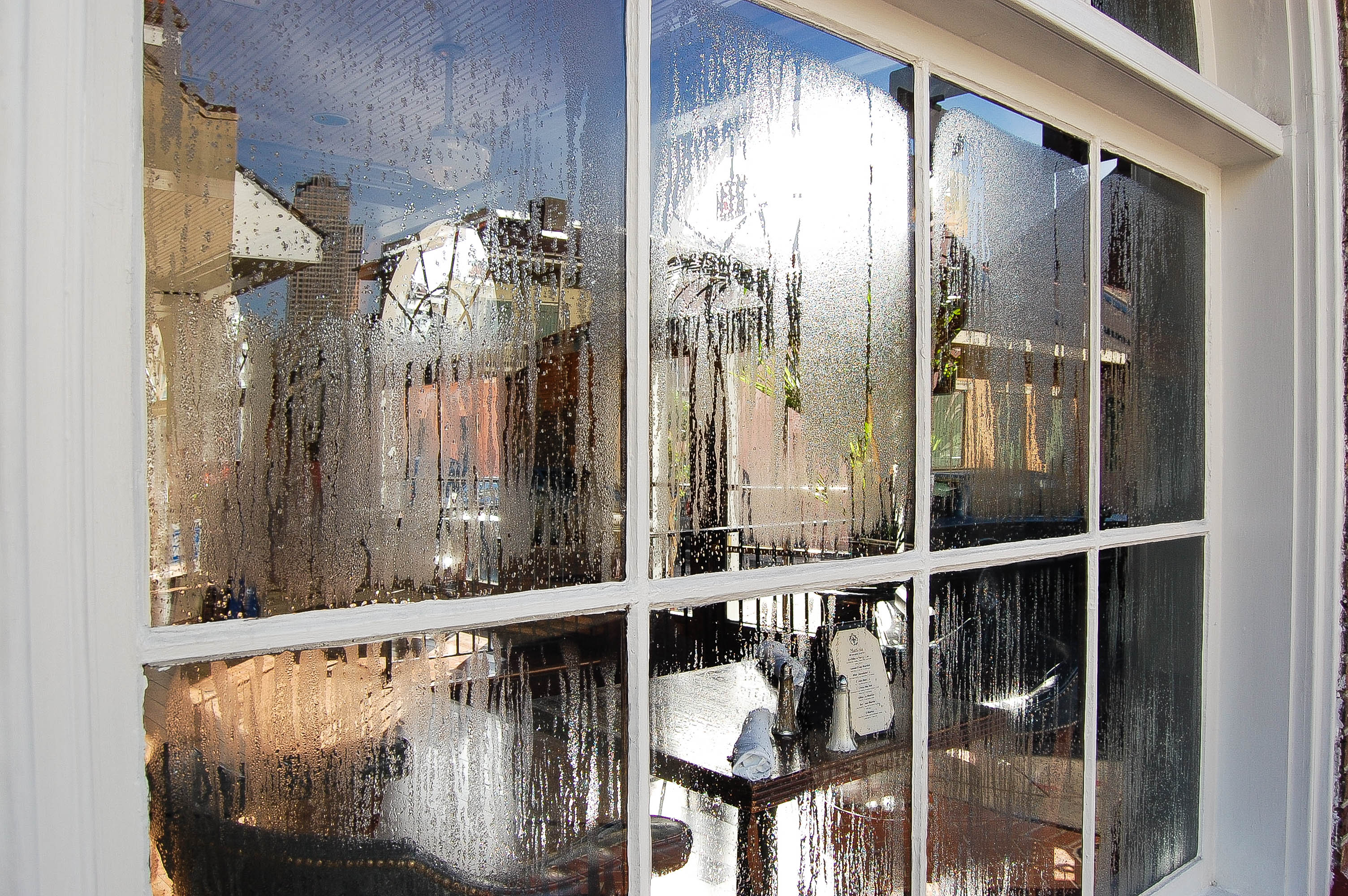New Orleans. Vetro appannato.