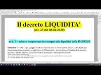 10/04/2020 - Decreto Legge "Liquidità" - Le disposizioni di interesse per gli enti territoriali contenute nel nuovo decreto legge per l'emergenza epidemiologica