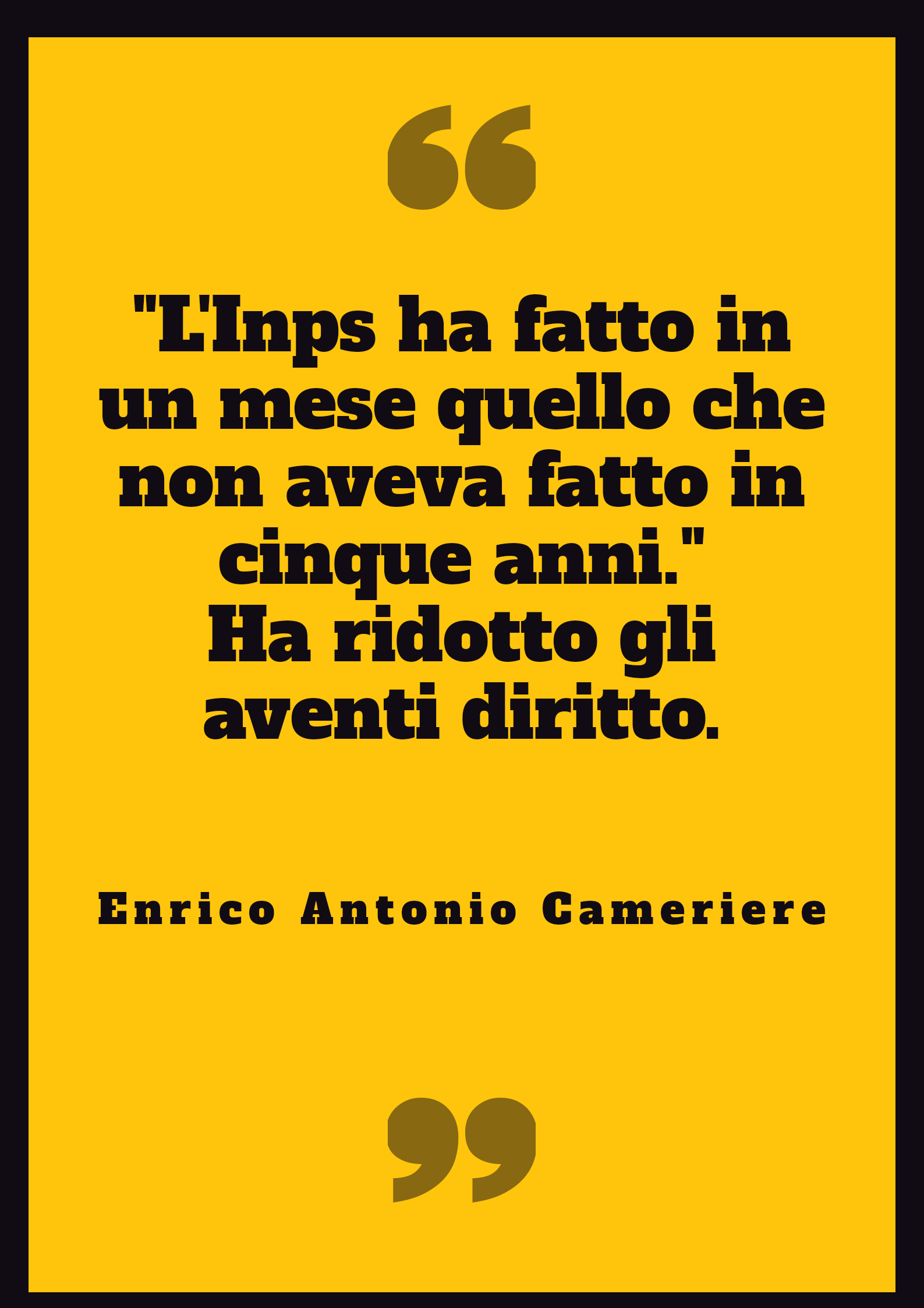 l'INPS...