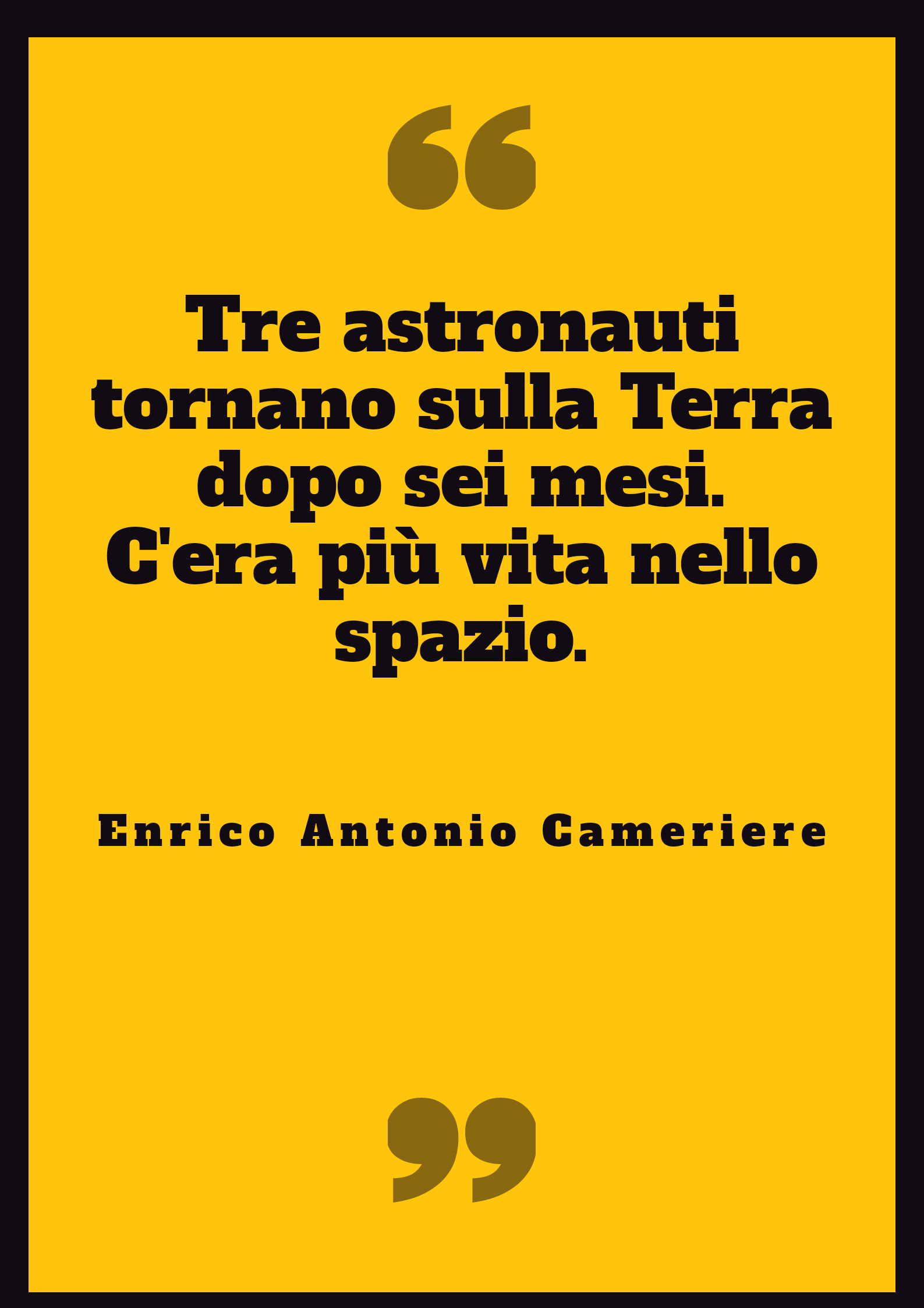 tre astronauti...