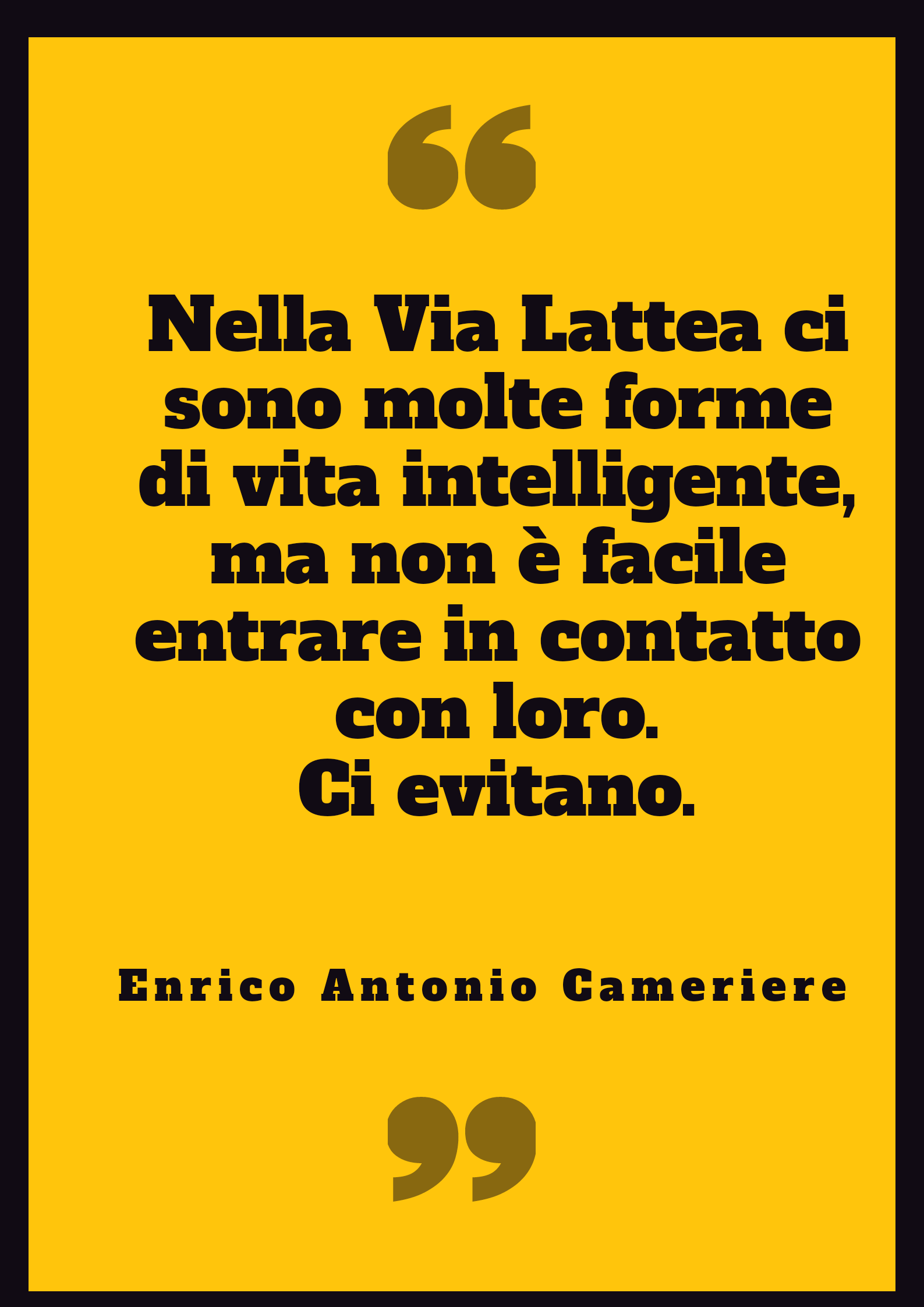 nella via lattea...
