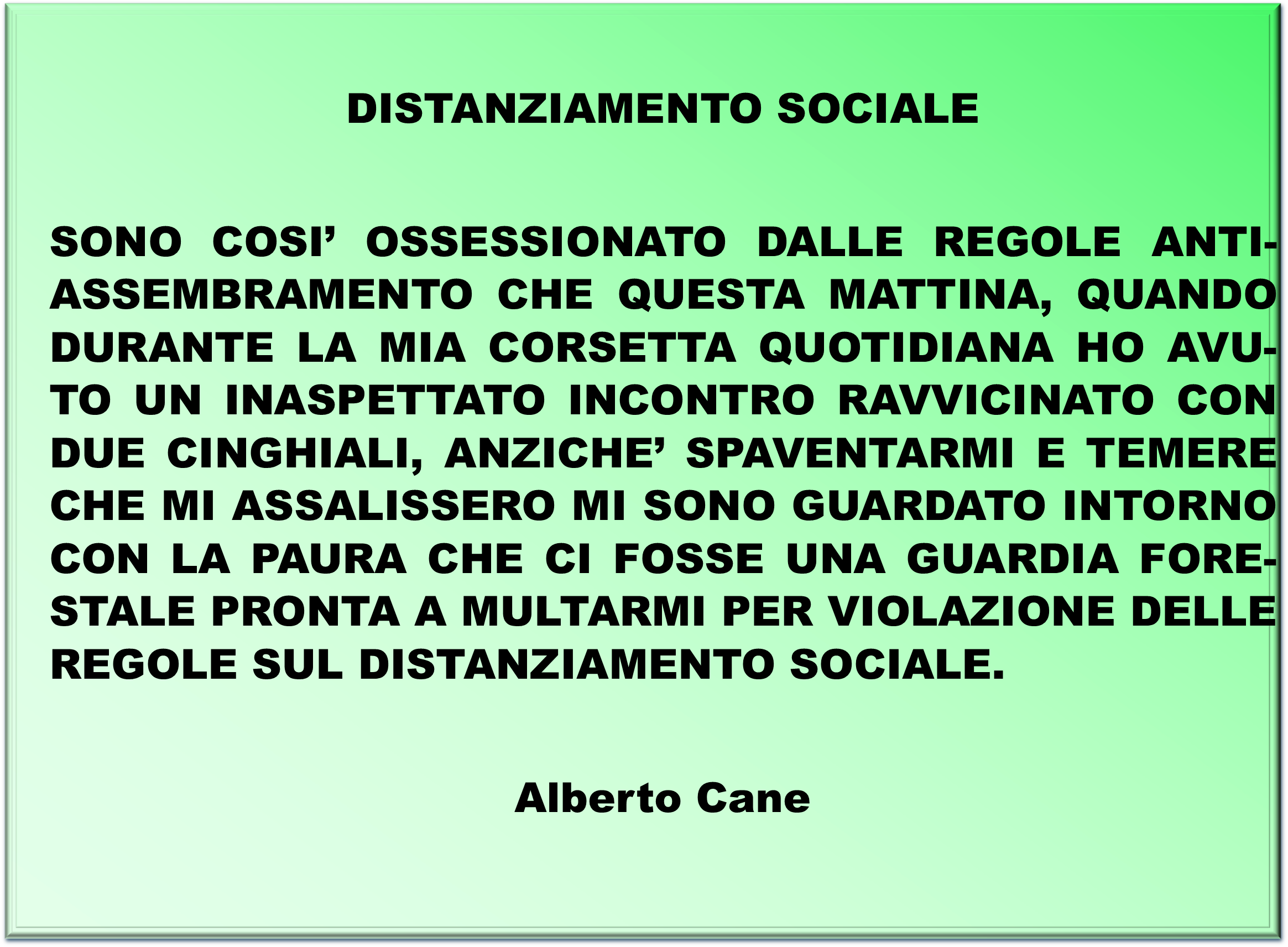 distanziamento