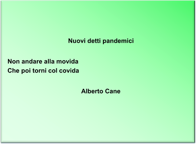 nuovi detti pandemici nuovi detti pandemici