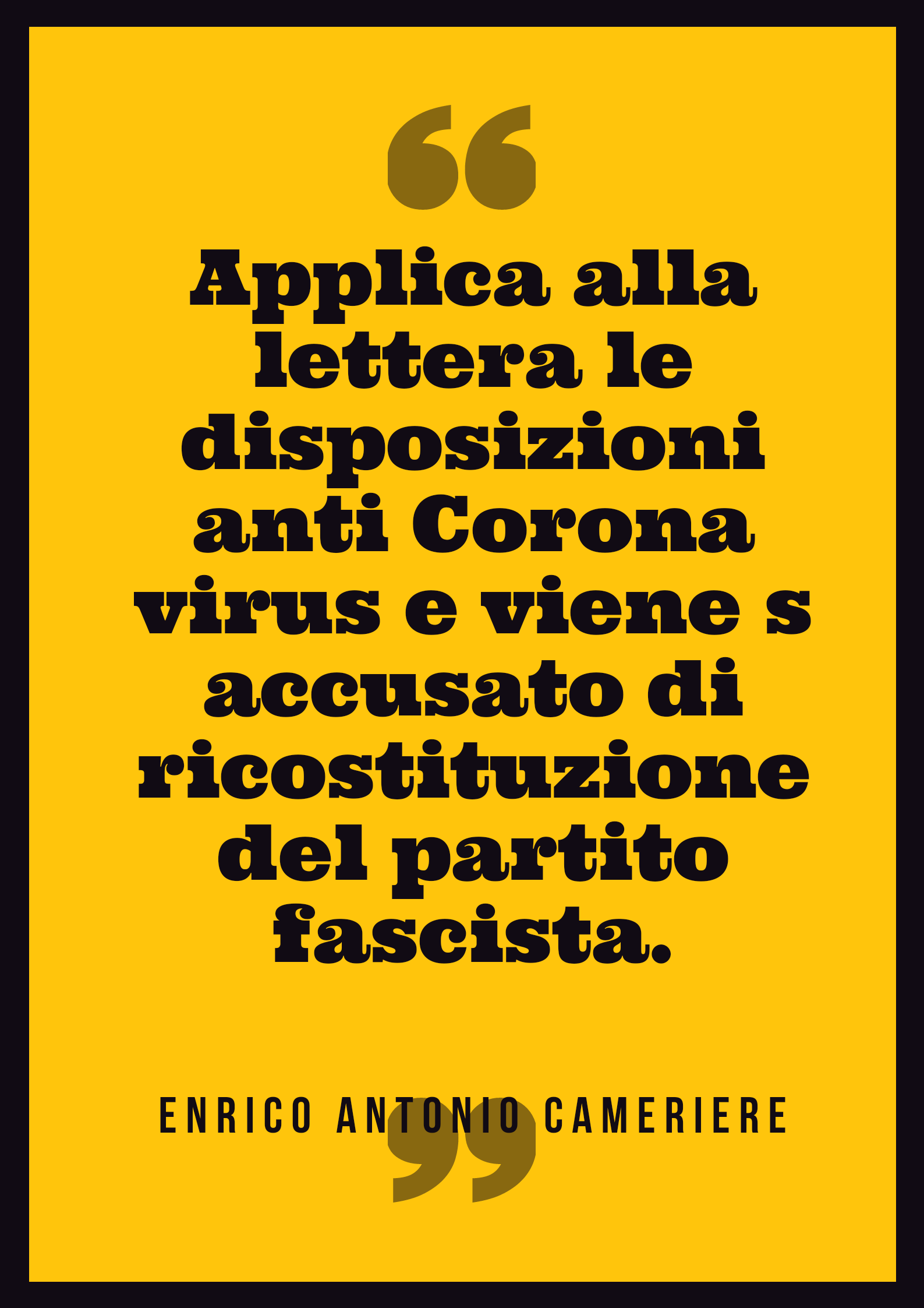 applica alla lettera