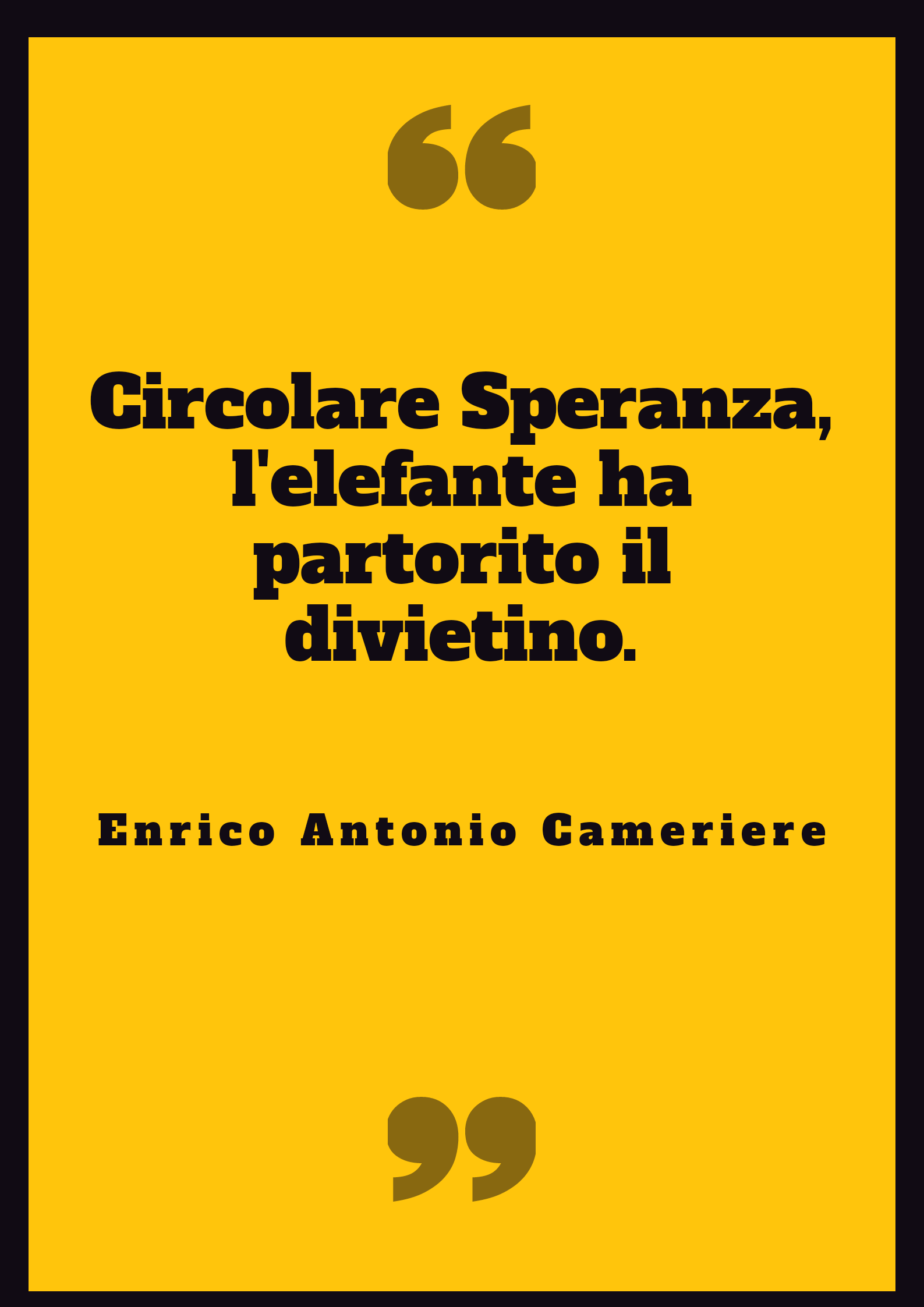 circolare speranza