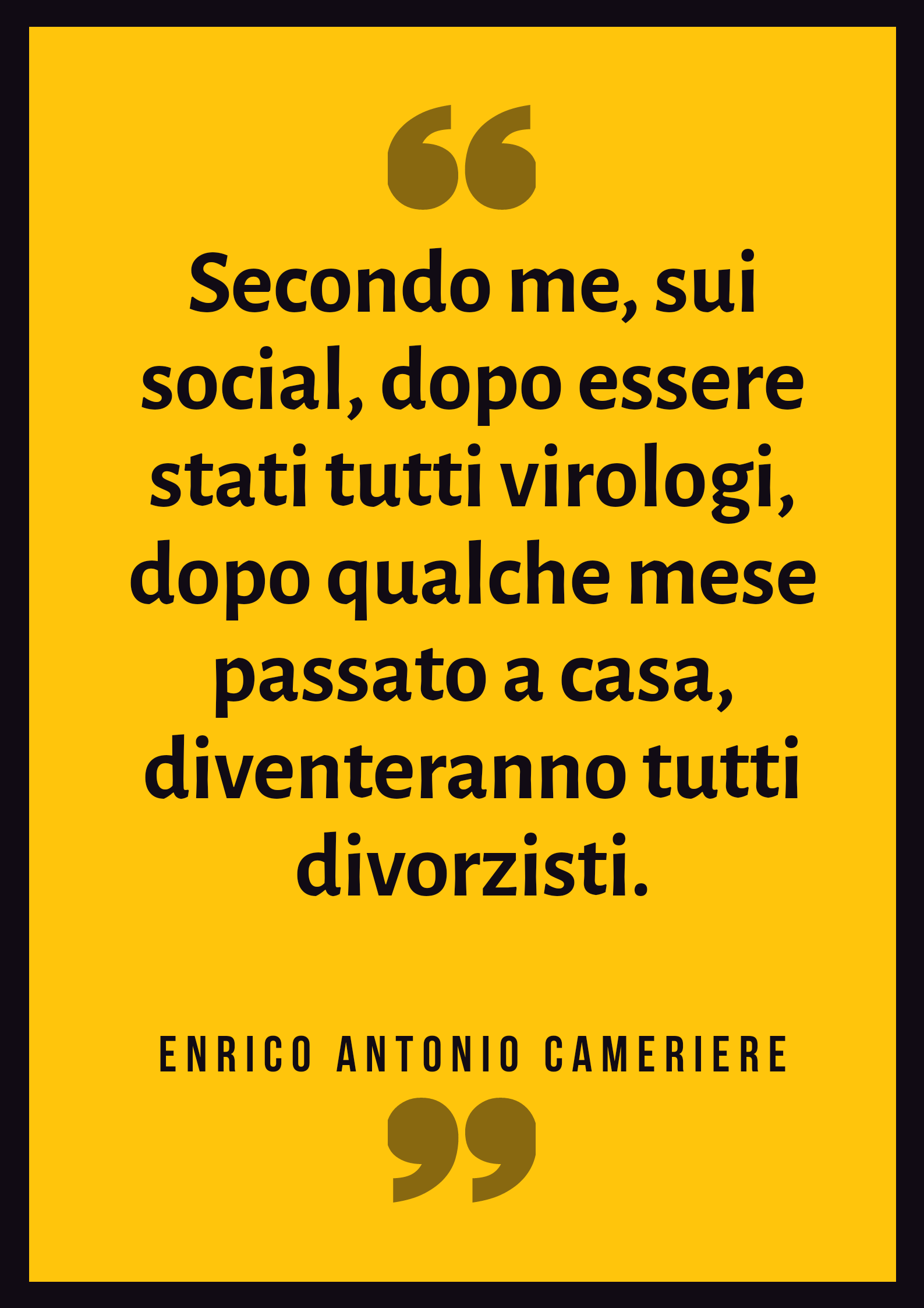 secondo me