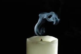 candela spenta candela spenta
