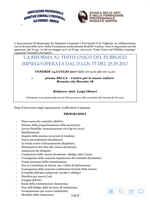 29/06/2017 - Convegno sulla riforma del TUPI