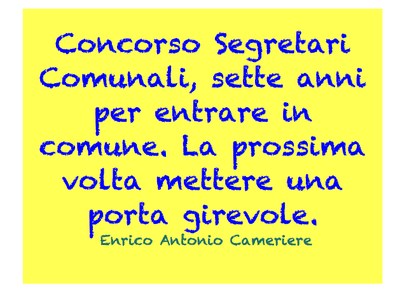 concorso segretari