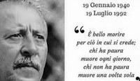 07/07/2018 - Strage via d’Amelio: un breve testo poetico in memoria di Paolo Borsellino