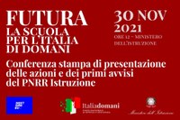 01/12/2021 - PNRR, presentati i primi bandi per il settore Istruzione: 5,2 miliardi per asili, scuole nuove, mense, palestre, manutenzione straordinaria