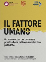 09/04/2021 - Il video di presentazione del vademecum “Il fattore umano”