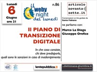 06/06/2022 - Webynight del 6 giugno: il Piano di Transizione Digitale