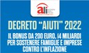 05/05/2022 - Decreto “Aiuti” 2022: le schede di ALI – Autonome Locali Italiane