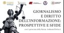 07/11/2022 -  "Giornalismo e diritto dell'informazione: prospettive e sfide" Seminario organizzato dall’Università del Salento 