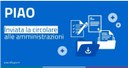 12/10/2022 - Circolare Piao: i chiarimenti sul portale, un questionario e l'uso razionale dell'energia