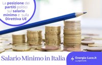 07/09/2022 - Direttiva dell’UE sul salario minimo: cosa prevede e quale è la posizione dei partiti?