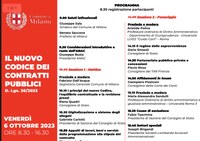 09/10/2023 - La registrazione del Convegno “ Il nuovo Codice dei Contratti Pubblici - D.Lgs. n. 36/2023”