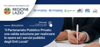 08/02/2024 - Il Partenariato Pubblico Privato: una valida soluzione per realizzare le opere ed i servizi pubblici degli Enti Locali 